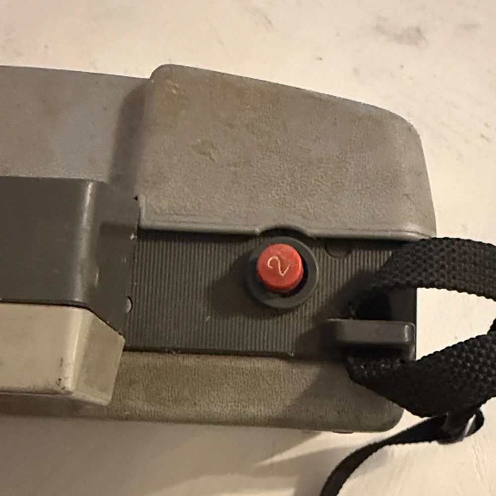 Vintage Polaroid 420 Instant Camera with Black Strap - untested